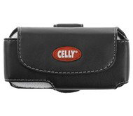 CELLY PANDAN01BBK - pevné kožené pouzdro na foto nebo mobilní telefon, černé (black) - Phone Case