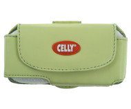 CELLY PANDAN01BG - pevné kožené pouzdro na foto nebo mobilní telefon, zelené (green), kůže - Phone Case