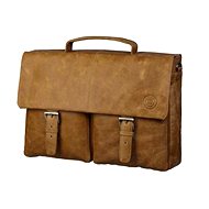 dbramante1928 Leather Briefcase up 16", Golden tan - Laptop Bag