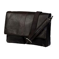 dbramante1928 Leather Messenger Bag up 16", Hunter dark - Laptop Bag