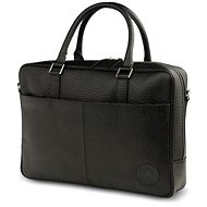  dbramante1928 Leather Business Bag Rosenborg to 14 "Corona black, black  - Laptop Bag