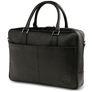  dbramante1928 Leather Business Bag Rosenborg to 16 "Corona black, black  - Laptop Bag