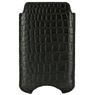 d.bramante1928 Cover for iPhone, Croc black, černé - Pouzdro na mobil