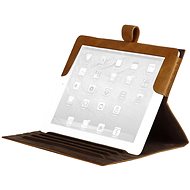  dbramante1928 Leather Folio Case for iPad 2 and New iPad, Golden tan, brown  - Tablet Case