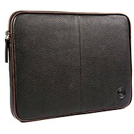 dbramante1928 Leather Case up to 14", Black & Brown piping - Laptop Case