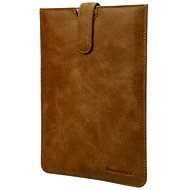d.bramante1928 Leather Slip Cover Skagen do 10.1", Golden tan, hnědé - Tablet-Hülle