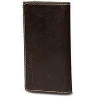 dbramante1928 Leather Wallet 'closed' 4.8", Hunter dark, černé - Phone Case