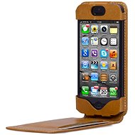  dbramante1928 Leather Flip Down for the iPhone 5, Golden tan, brown  - Softcase-Handyhülle