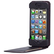  dbramante1928 Leather Flip Down for the iPhone 5, Smooth black, black  - Phone Case