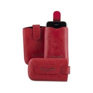 Bugatti Slim Case Leather Unique M chili - Phone Case