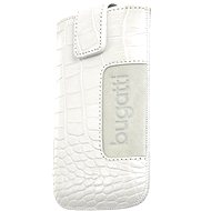 Bugatti Slim Case CROCO SL white - Phone Case