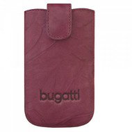 Bugatti Slim Case Leather Unique 2011 M Burgundy - Phone Case