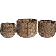 H&L Rattan baskets Natur, set of 3 - Storage Box