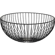 H&L Fruit basket, metal 35x16xm, black - Decorative Bowl