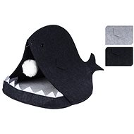 H&L Cat/ Dog bed Whale, black - Pet Bed