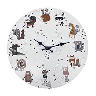 Dětské nástěnné hodiny 33cm, zvířátka - Wall Clock
