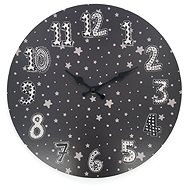 Children's wall clock 33cm, night - Wall Clock