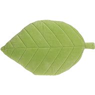 H&L Sametový polštář Leaf 50x30cm, světle zelený - Pillow