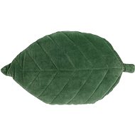 H&L Hebký polštář Leaf 50x30cm, tmavě zelený - Pillow