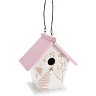H&L Birdhouse, pink roof - Nesting Box