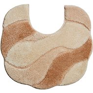 GRUND CARMEN WC Mat with Cutout 55x50cm, Beige - Toilet Mat
