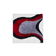 GRUND Colani 11 Bathroom Mat (Small) 60x60cm, White-red - Toilet Mat