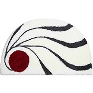 GRUND Colani 18 Semicircular Bathroom Mat 50x80cm, White - Bath Mat