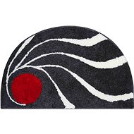 GRUND Colani 18 Semicircular Bathroom Mat 50x80cm, Anthracite - Bath Mat