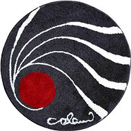 GRUND Colani 18 Round Bath Mat 80cm, Anthracite - Bath Mat