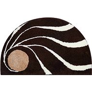 GRUND Colani 18 Semicircular Bathroom Mat 50x80cm, Brown - Bath Mat