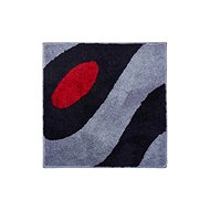 GRUND Colani 35 Bathroom Mat (Small) 60x60cm, Light Grey Black - Toilet Mat
