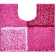 GRUND DIVISO  Toilet Mat with Cutout 50x60cm, Rosé - Toilet Mat