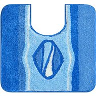 GRUND JEWEL WC Mat with Cutout 55x50cm, Blue - Toilet Mat