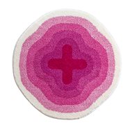 GRUND KARIM 03 Round Bathroom Mat 90cm, Pink - Bath Mat