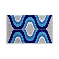 GRUND KARIM 18 Bathroom Mat 60x100cm, Blue - Bath Mat