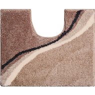GRUND LUCA WC Mat with Cutout 50x60cm, Beige - Toilet Mat