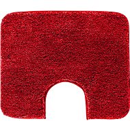 GRUND MELANGE WC Mat with Cutout 50x60cm, Ruby - Toilet Mat