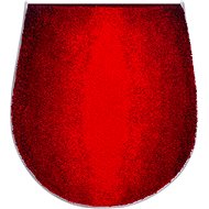 GRUND MOON Cover Mat from Toilet 47x50cm, Ruby - Toilet Mat