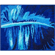 GRUND TROPICAL Bathroom Mat (Small) 50x60cm, Blue - Bath Mat
