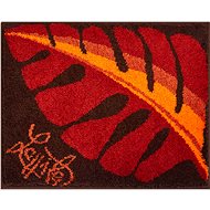 GRUND LEAF Bathroom Mat (Small) 50x60cm, Orange - Toilet Mat