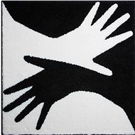 GRUND BODY Square Mat 90x90cm, White - Bath Mat