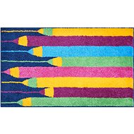 GRUND PAINTING Bathroom Mat 60x100cm, Multi - Bath Mat