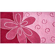 GRUND FLOWER Bathroom Mat 70x120cm, Pink - Bath Mat