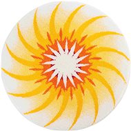 GRUND WAY OF LIGHT 100cm Round Mandala, Yellow - Bath Mat