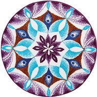 GRUND GRATTENNESS Round Mandala  Mat about 80cm, Purple - Bath Mat