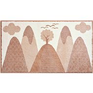 GRUND MOUNTAINS Bathroom Mat 80x140cm, Dark Beige - Bath Mat