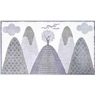 GRUND MOUNTAINS Bathroom Mat 60x90cm, Grey - Bath Mat