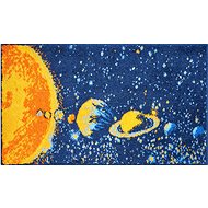 GRUND PLANETS Bathroom Mat 80x140cm, Dark Blue - Bath Mat
