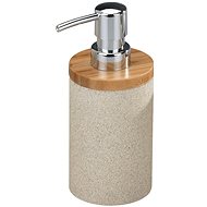 WENKO VICO - Soap Dispenser 9x8x16cm, Beige - Soap Dispenser
