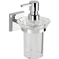 WENKO WITHOUT DRILLING PowerLoc LACENO - Soap Dispenser, Metallic Glossy - Soap Dispenser